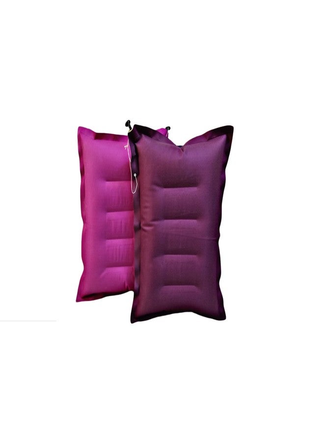 RAV Pack of 2 Multi-Color Soft Fabric Travelling Pillow (Color- As per Available). - Image 1